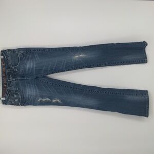 Rock Revival Women's Celine Boot Bootcut Jean Size 28 Low Rise Western Jeweled